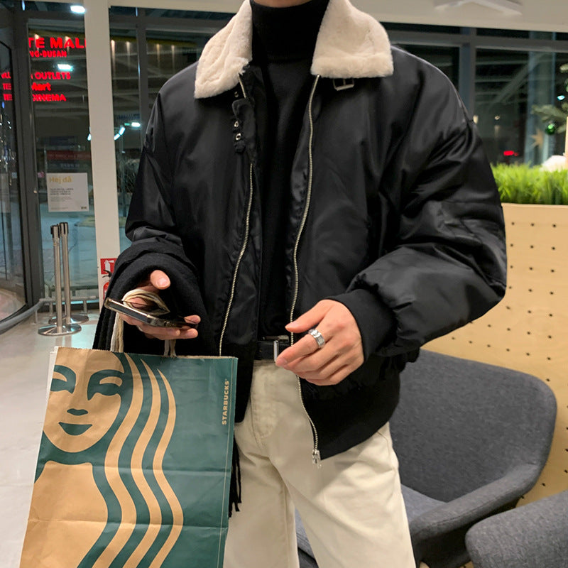 Winter Loose High-grade Plush Cotton Jacket