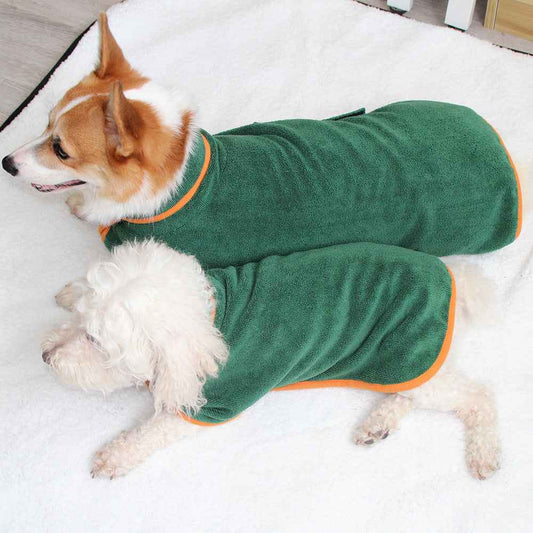 Absorbent Pet Bathrobe - Microfiber - Amanluxe