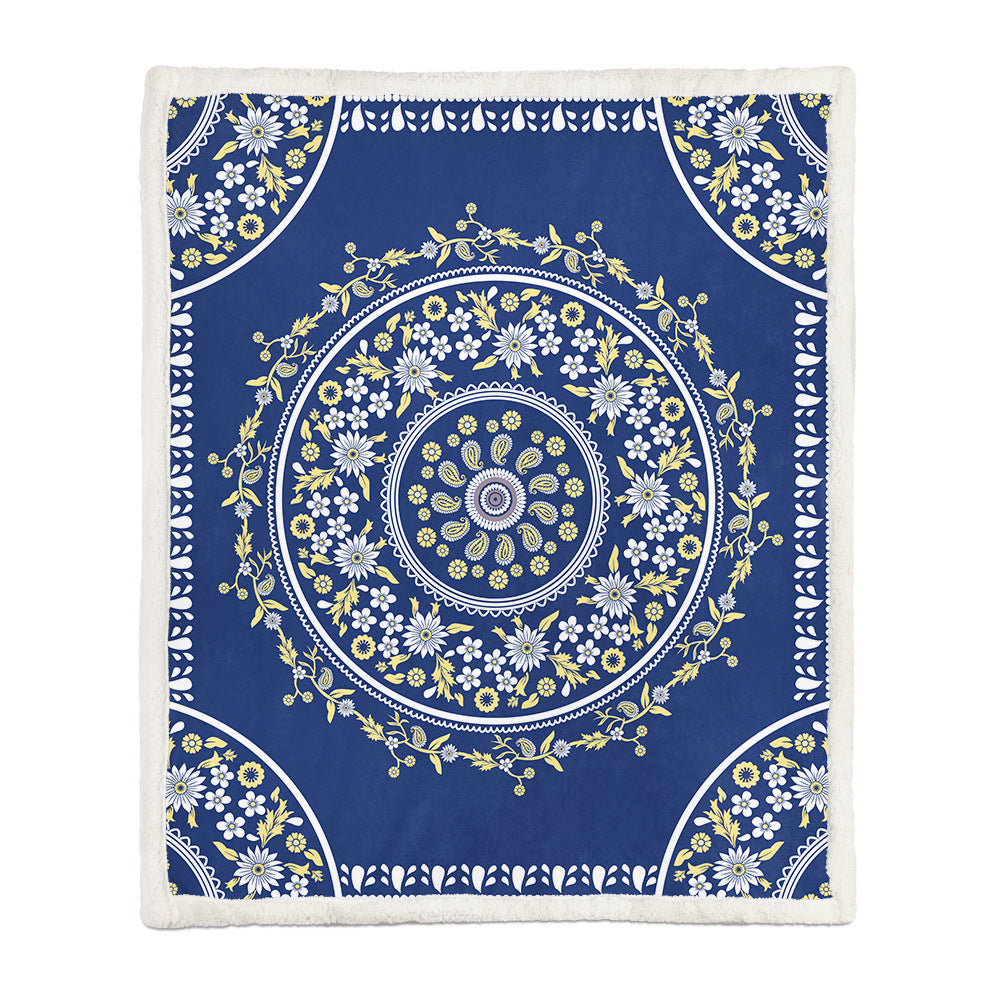 Flannel Blanket Air Conditioning Blanket Napping Blanket