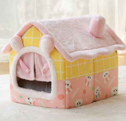 Foldable Dog House - Winter Villa Bed - Amanluxe