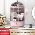 Large Rotating Cosmetic Brush Storage Box Dresser null
