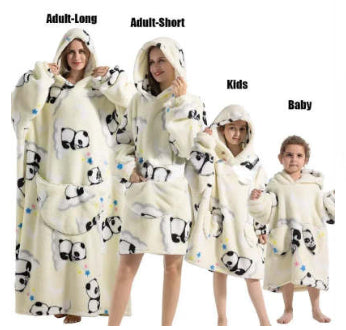 Sweater Hooded Thickened Plus-sized Men's And Women's Homewear