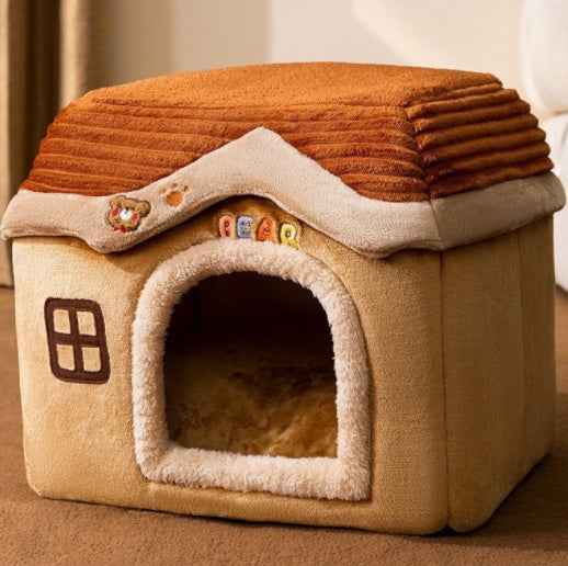Foldable Dog House - Winter Villa Bed - Amanluxe