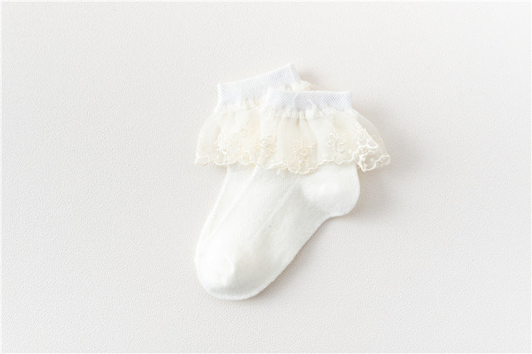 Girls' Thin Summer Mesh Baby Socks