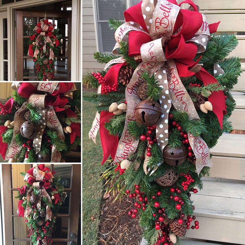 A Christmas Door Hanging Christmas Decorations Holiday Accessories Birthday Party Supplies