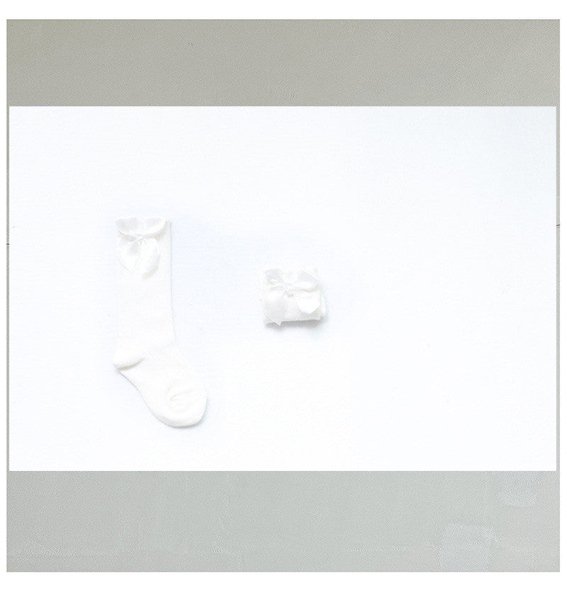 Korean Style Children's Socks Bubble Mouth Baby Mid-tube Socks