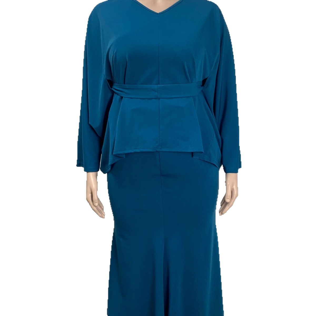 New Women's Clothing Plus-size Women's Tops And Skirts Set