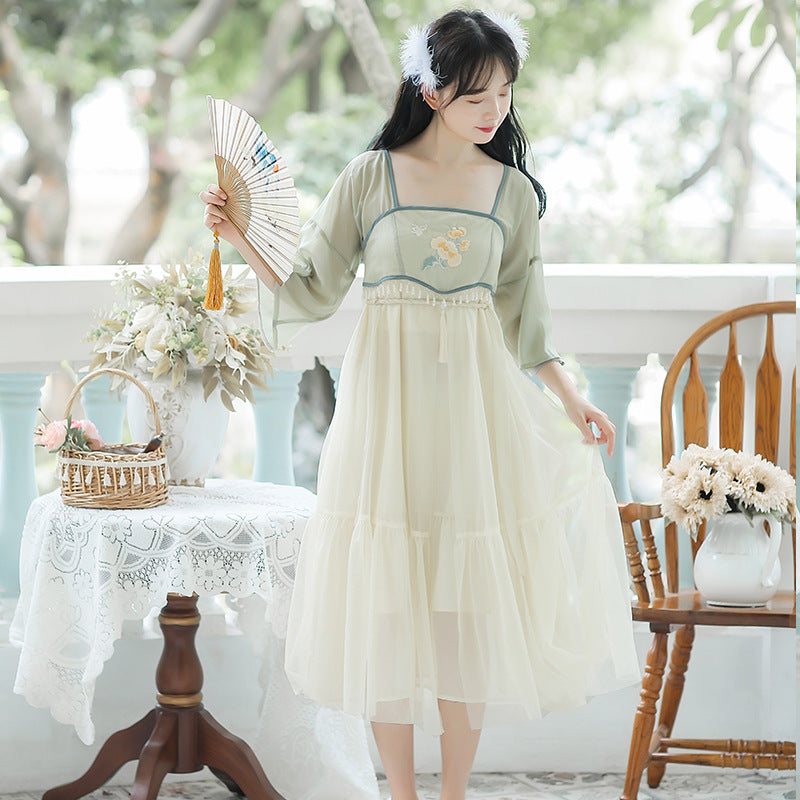 Guofeng Xianqi Embroidery Improved Hanfu