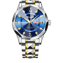 Men's Watch Luminous Calendar Quartz Watch Steel Belt