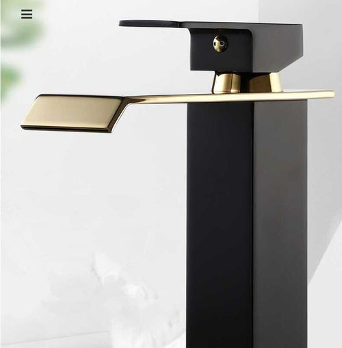 Black Gold Basin Faucet Platinum Faucet null