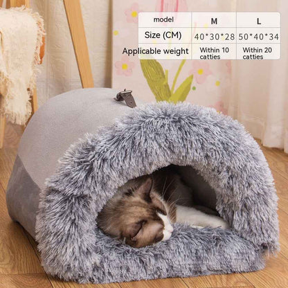Portable Pet Nest - Warm Winter Bed - Amanluxe