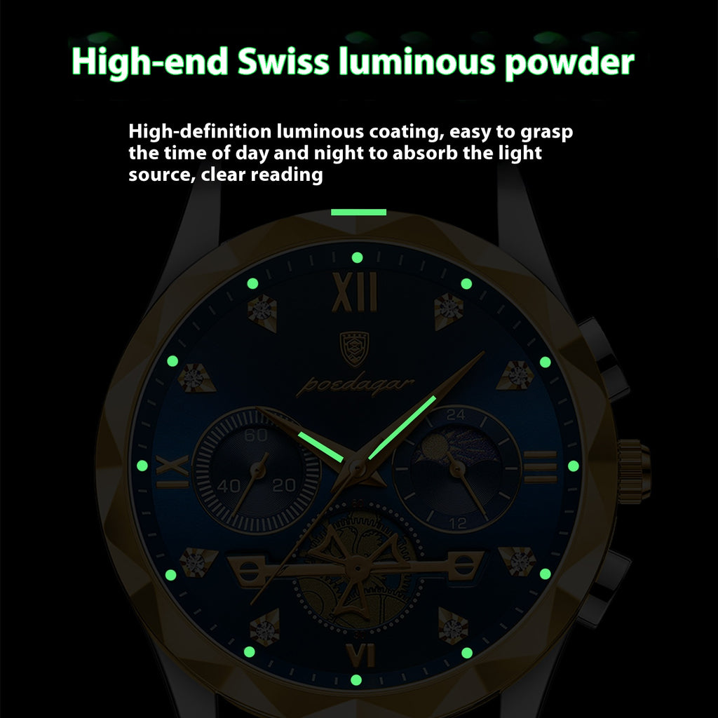 Men's Watch Trendy Waterproof Multi-functional Leisure