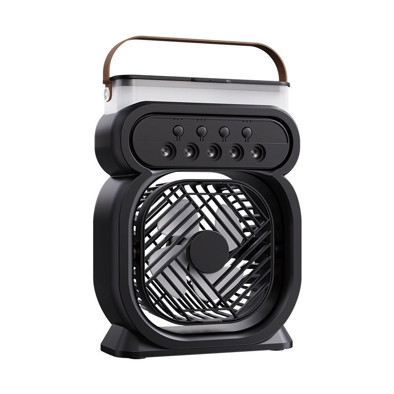 3 In 1 Portable Air Conditioner Evaporative Air Cooler LED Night Lights 3 Speeds Humidifier Fan For Home Office