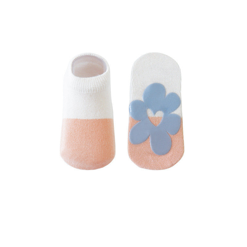 New Summer Baby Socks Combed Cotton Baby Antiskid  Floor Socks