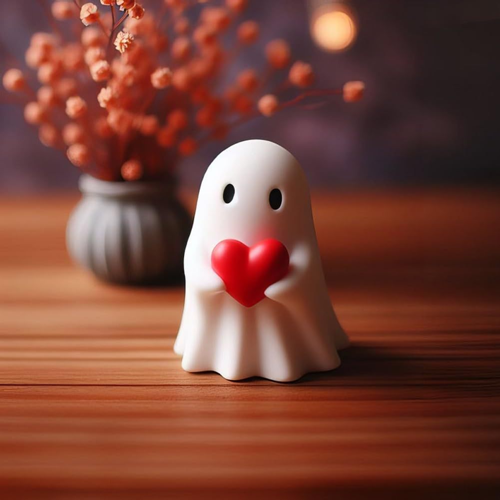 Multi-Functional Ghost Statues Cute Ghosts Small Horror Ghosts Halloween Home Decorations Coffee Table Centerpieces Shelf Decorations