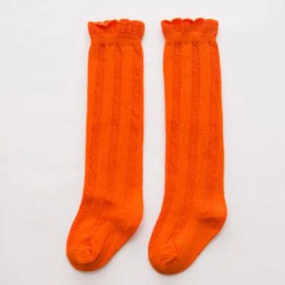 Baby solid color cotton socks