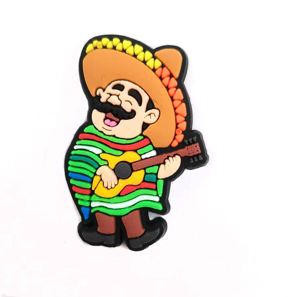 Mexican Food Series Interesting Diy Shoe Flower Decorations