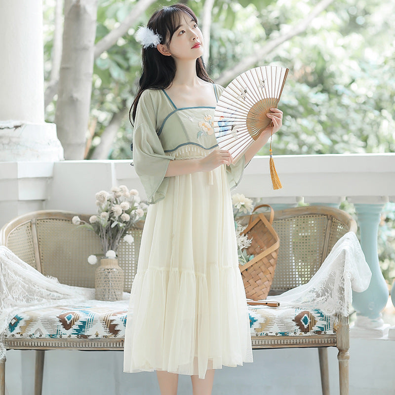 Guofeng Xianqi Embroidery Improved Hanfu