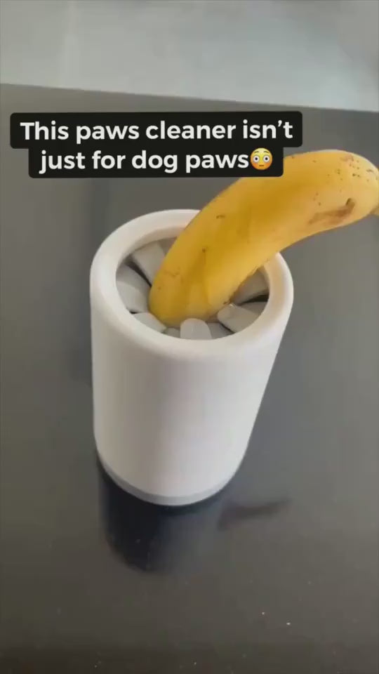 Portable silicone paw cleaner cup for dogs and cats
